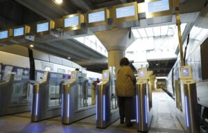 Portique RFID pour la lecture de puces
